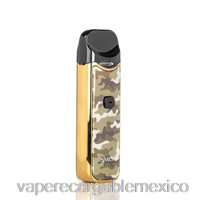Vape Recargable Smok Nord 15w Pod Kit Camuflaje Dorado